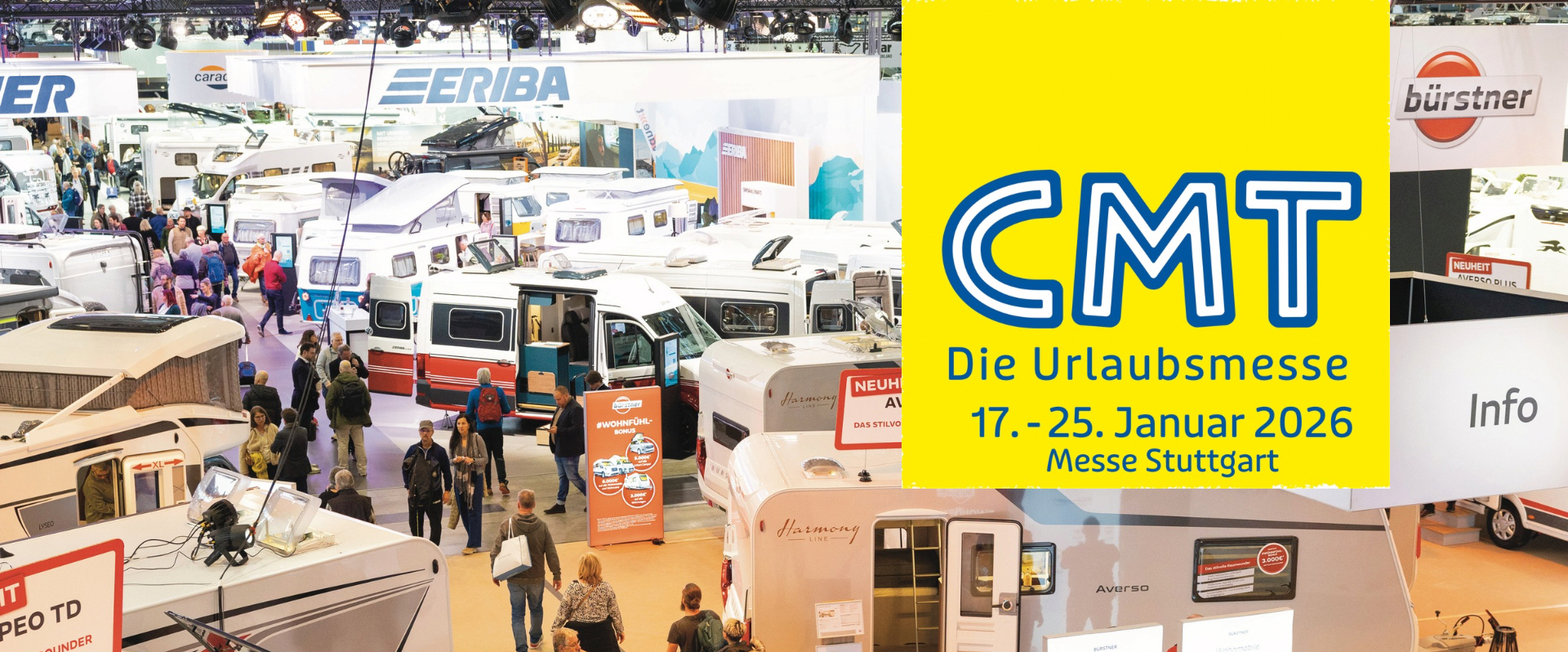 Treffen Sie das Team von Wohnwagen Becker auf der CMT 2026!